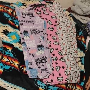 Kids Pajamas Set - Pink, Purple, and White